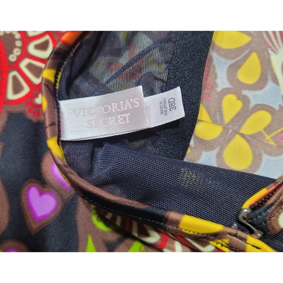 Victoria's Secret Purple and Gold Sleeveless Bustier Tank Top and Bottoms - Picture 10 of 11